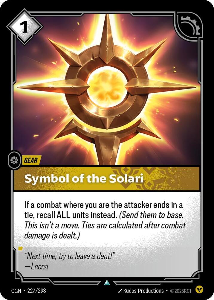 Symbol of the Solari 227/298 (Origins) 