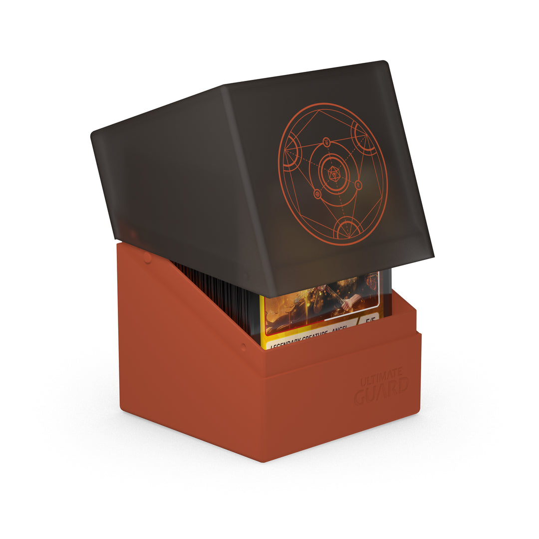 Ultimate Guard: Deck Box – Boulder 100+ – Druidic Secrets: Impetus (Dark Orange)