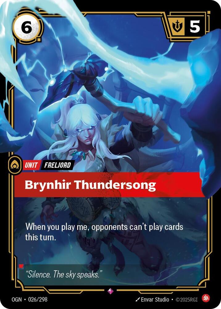 Brynhir Thundersong 026/298 (Origins)  - Foil