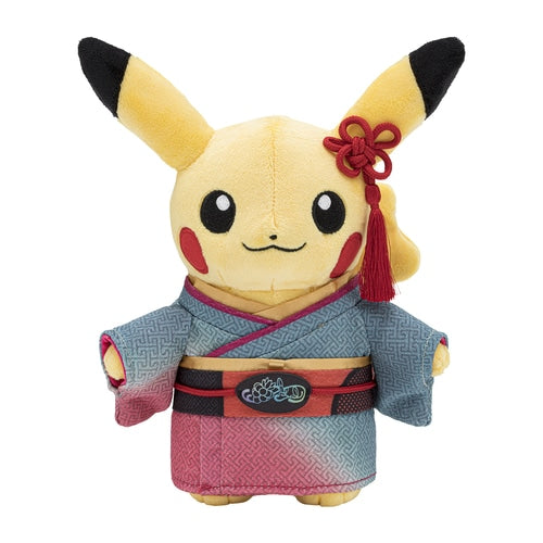 Stuffed toy Pikachu from Pokemon x Crafts Exhibition