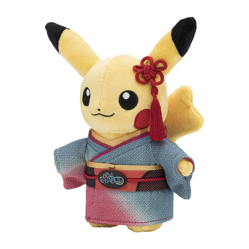 Stuffed toy Pikachu from Pokemon x Crafts Exhibition