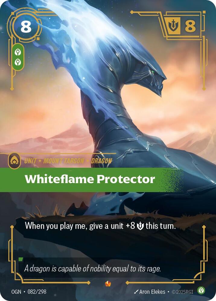 Whiteflame Protector 082/298 (Origins)  - Foil