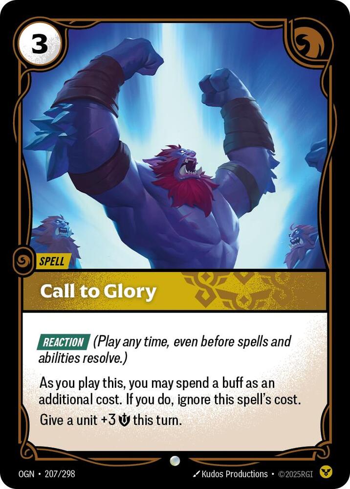 Call to Glory 207/298 (Origins)  - Foil