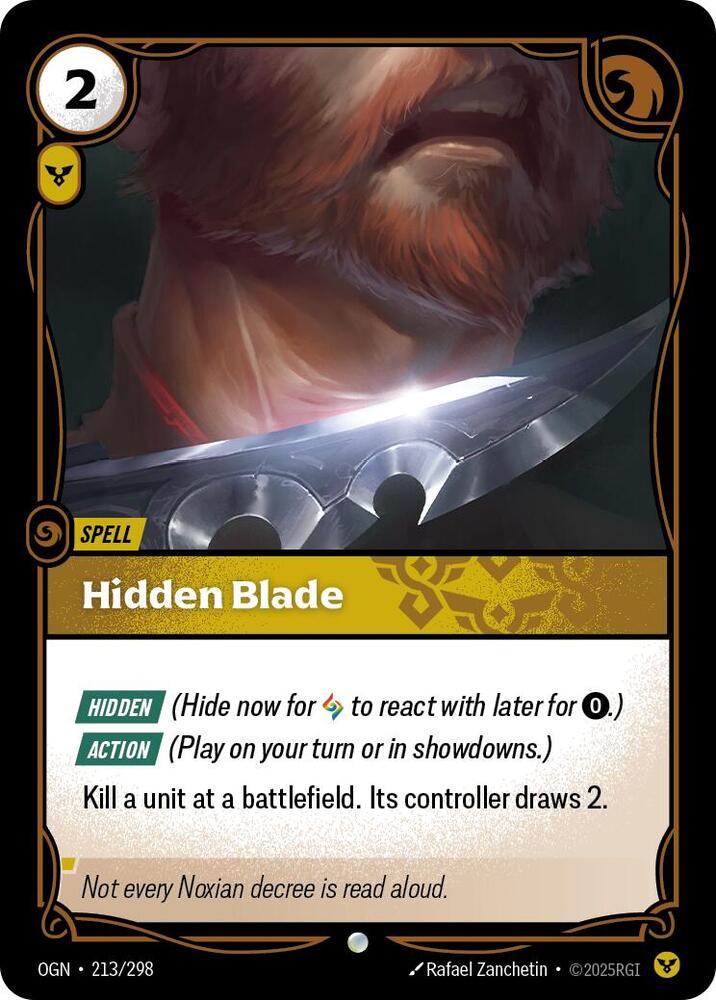 Hidden Blade 213/298 (Origins)  - Foil