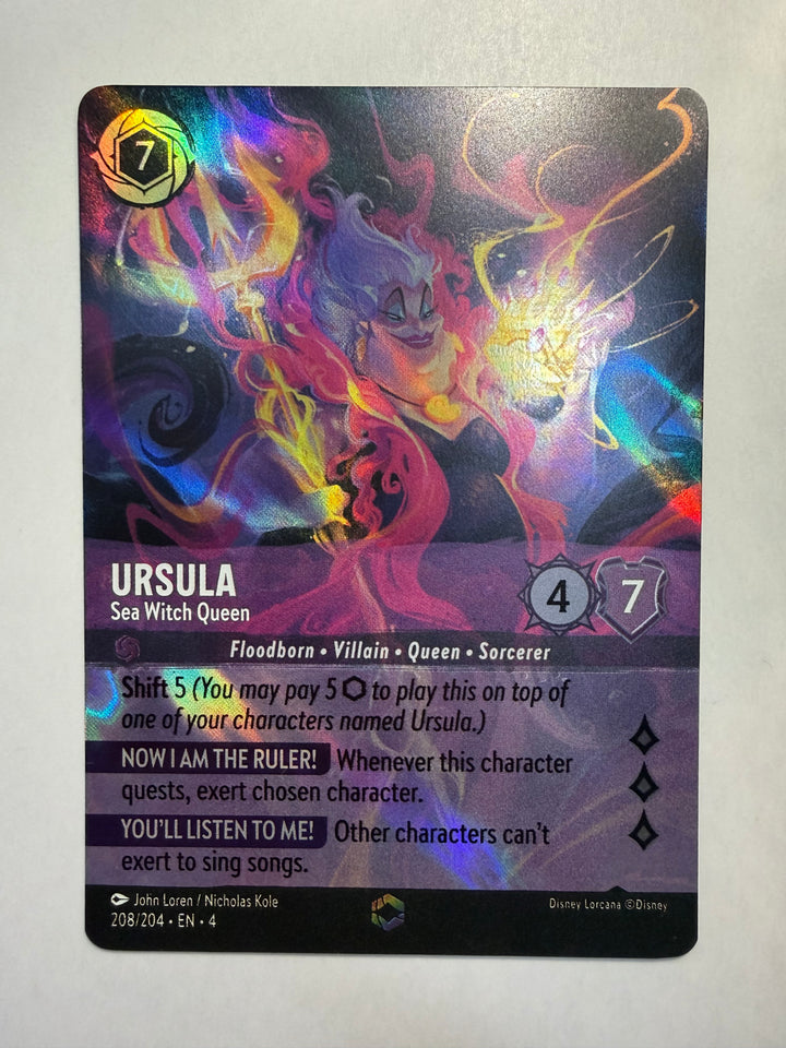 Ursula - Sea Witch Queen - 208/204 (Enchanted) - Ursula's Return (4)