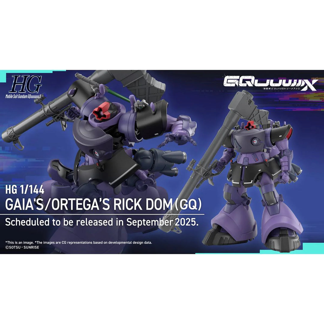 HG 1/144 GAIA’S/ORTEGA’S RICK DOM (GQ)