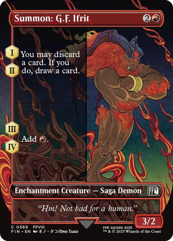 Summon: G.F. Ifrit 369/309 (FINAL FANTASY)  - Borderless