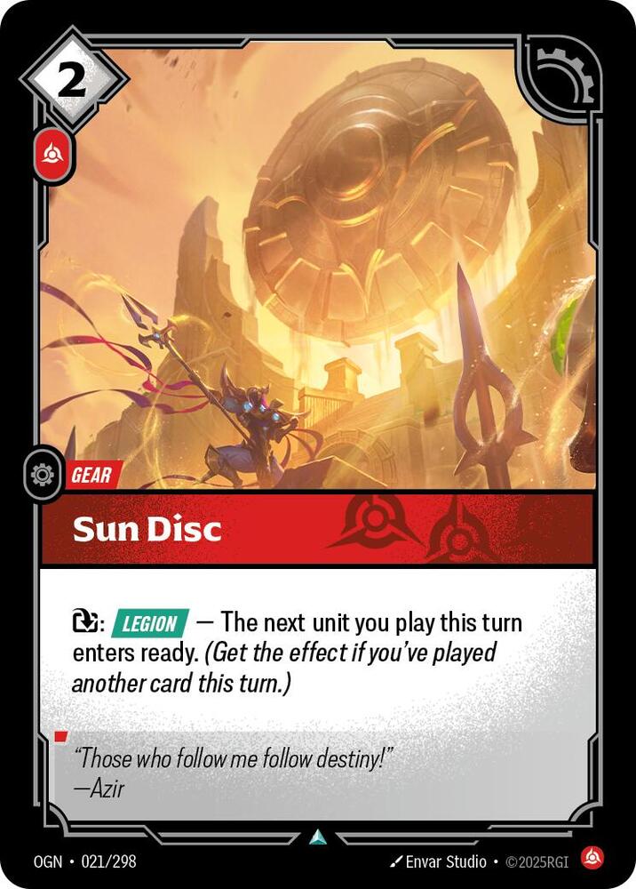 Sun Disc 021/298 (Origins) 