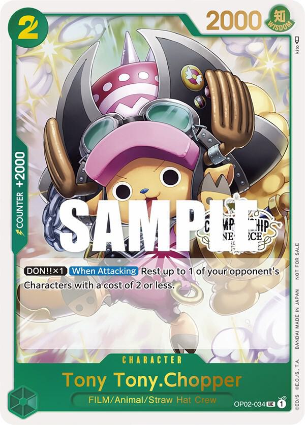 Tony Tony.Chopper - OP02-034 (Store Championship Participation Pack - Wave 1)