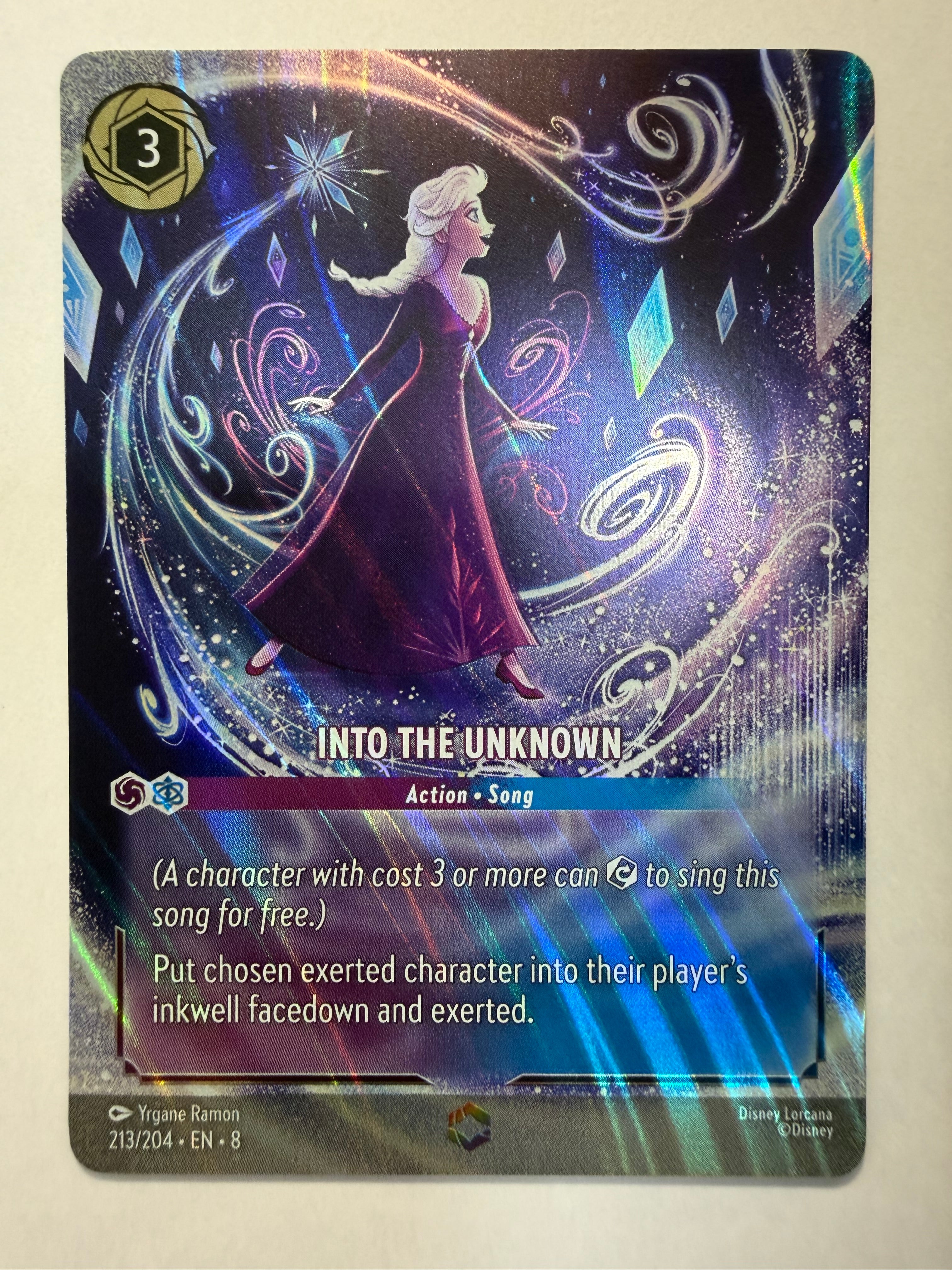 Into the Unknown 213/204 (Enchanted) - Reign of Jafar (8) – Turtle TCG