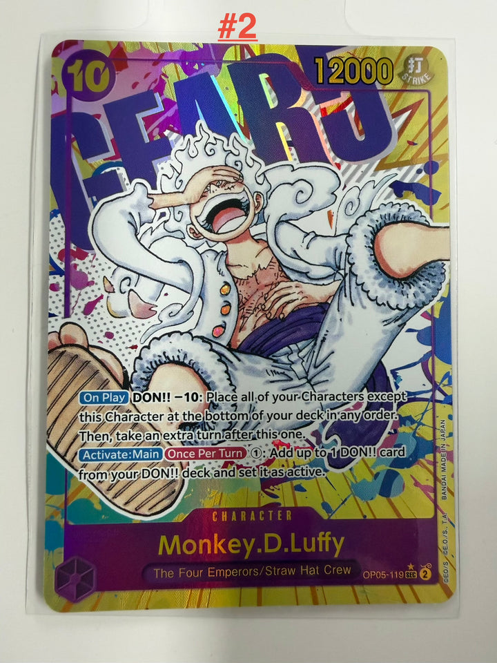 Monkey.D.Luffy - OP05-119 SEC (Alternative Art)