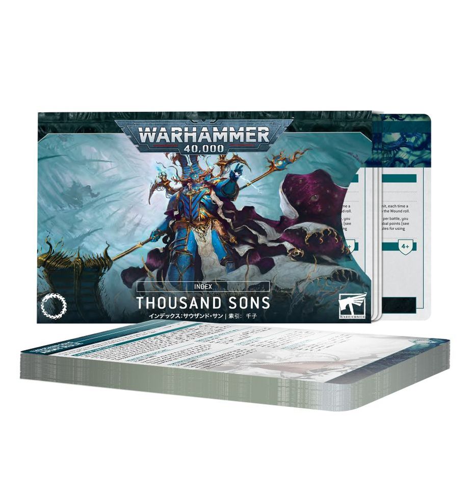 72-36 Index Cards: Thousand Sons