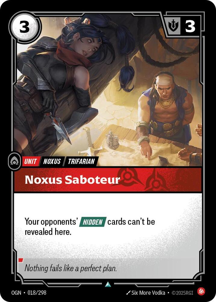 Noxus Saboteur 018/298 (Origins)  - Foil