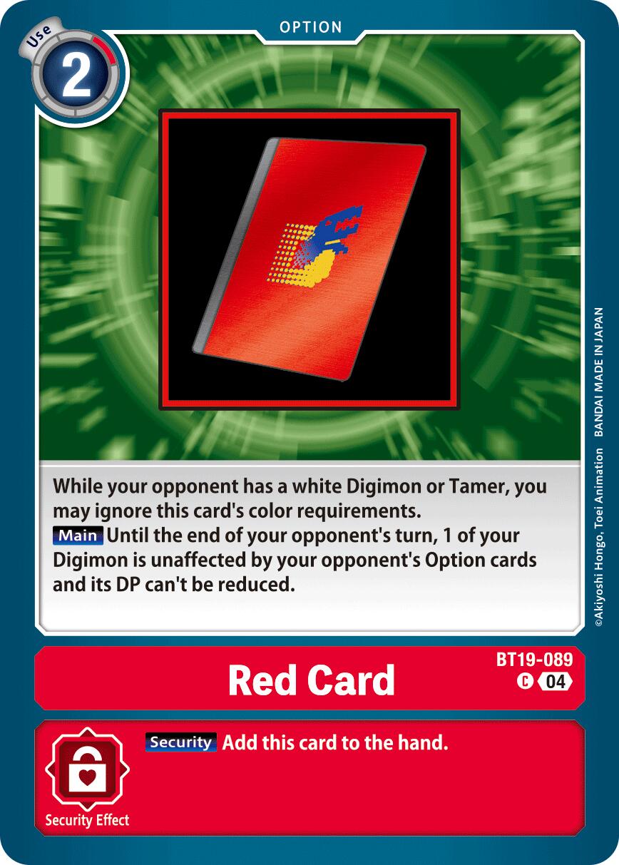 Red Card (BT19-089)