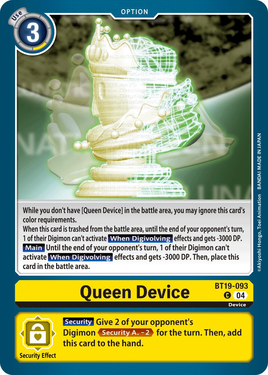 Queen Device (BT19-093)