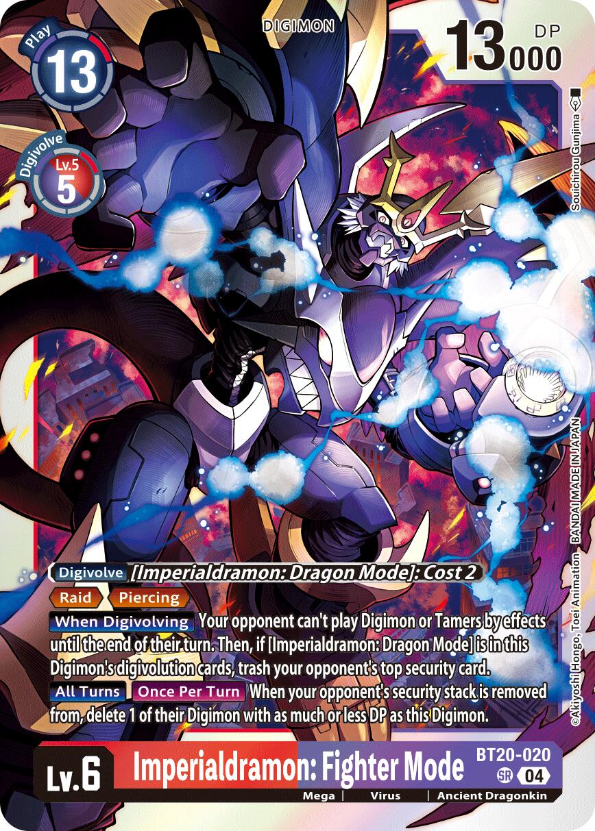 Imperialdramon: Fighter Mode (BT20-020)