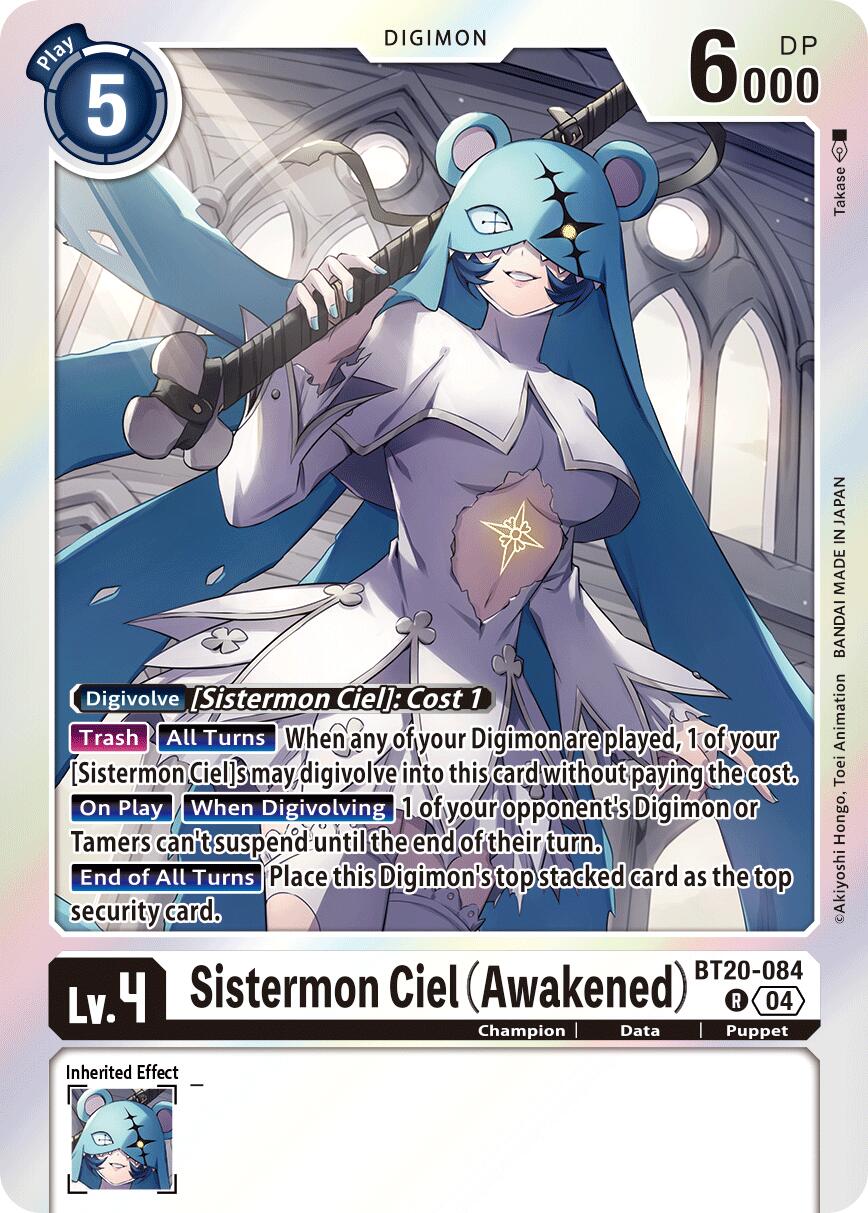 Sistermon Ciel (BT20-084) (Awakened)