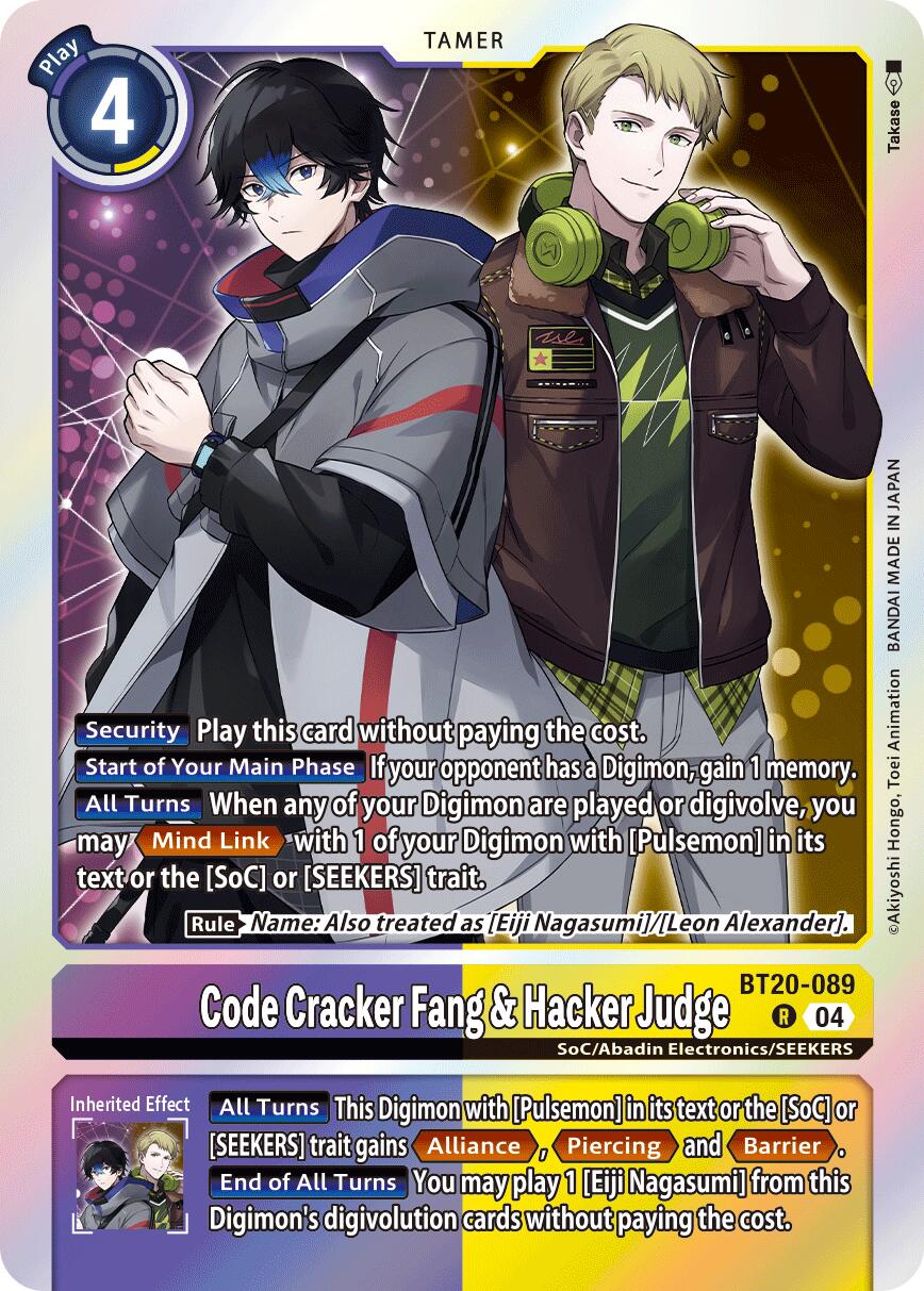 Code Cracker Fang & Hacker Judge (BT20-089)
