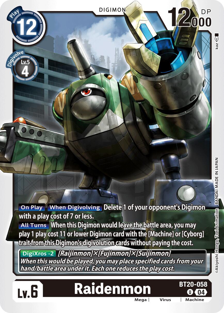 Raidenmon (BT20-058)