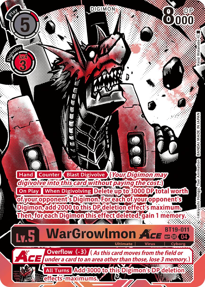 WarGrowlmon ACE (BT19-011) (Textured)