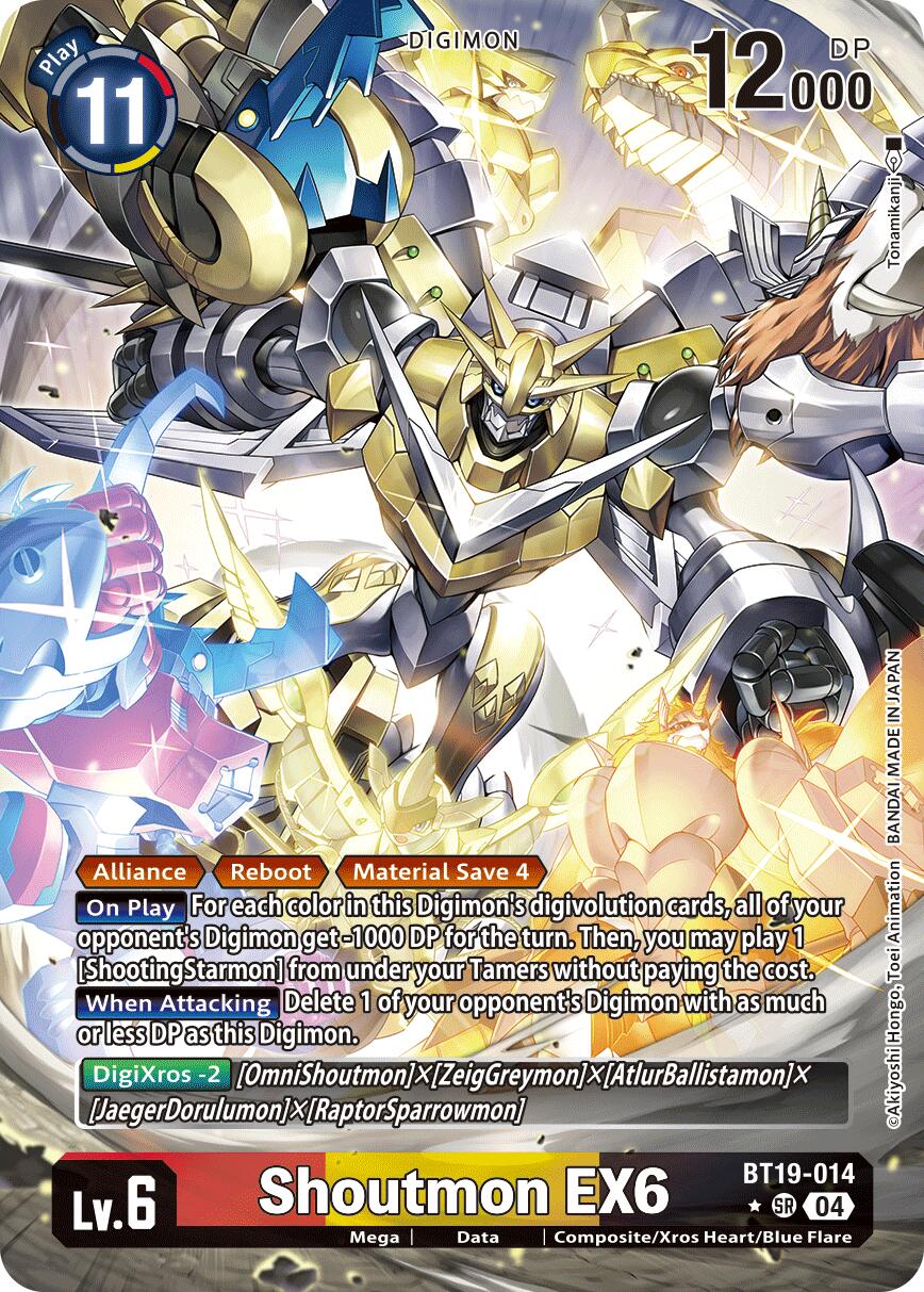 Shoutmon EX6 (BT19-014) (Alternate Art)