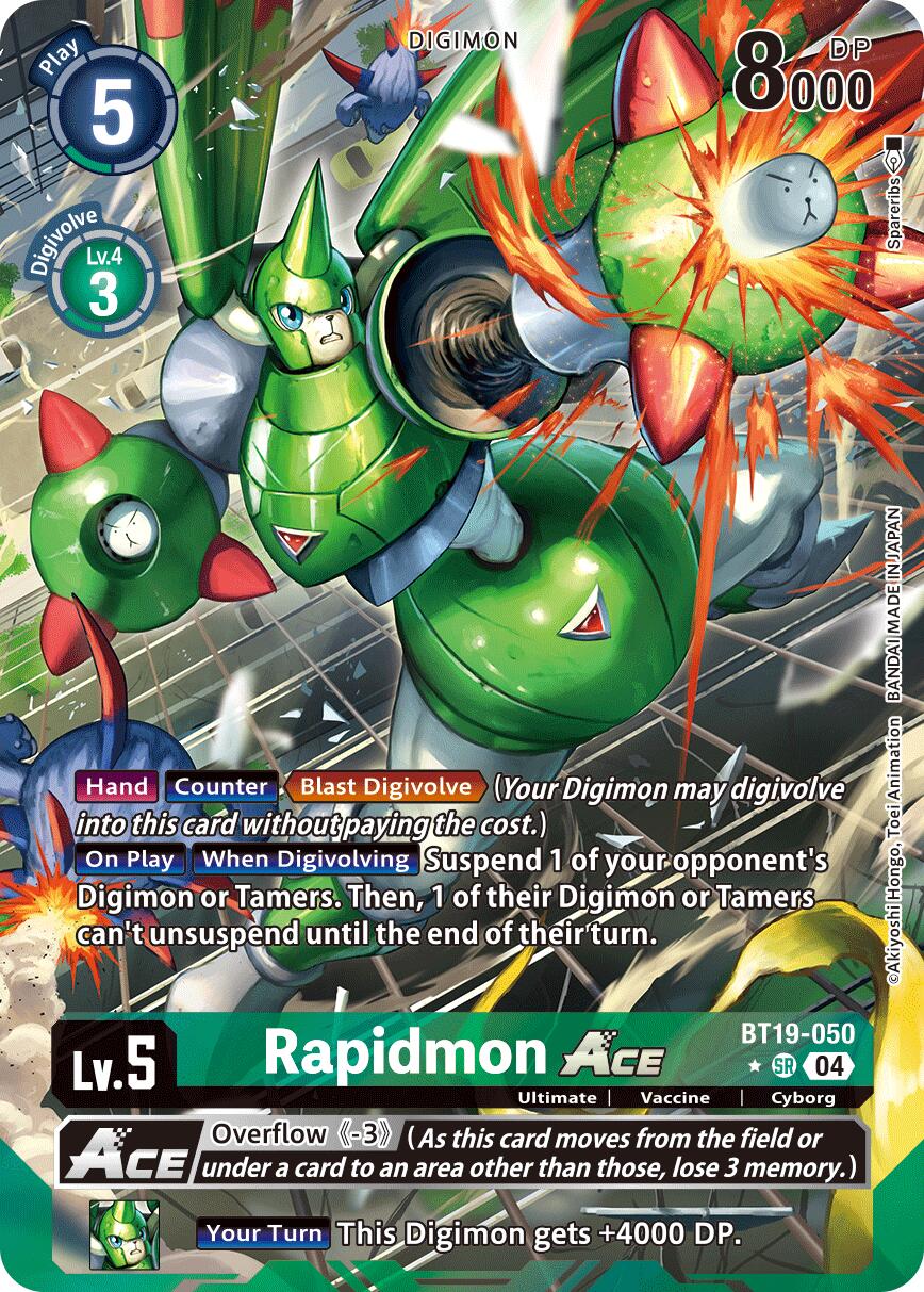 Rapidmon ACE (BT19-050) (Alternate Art)