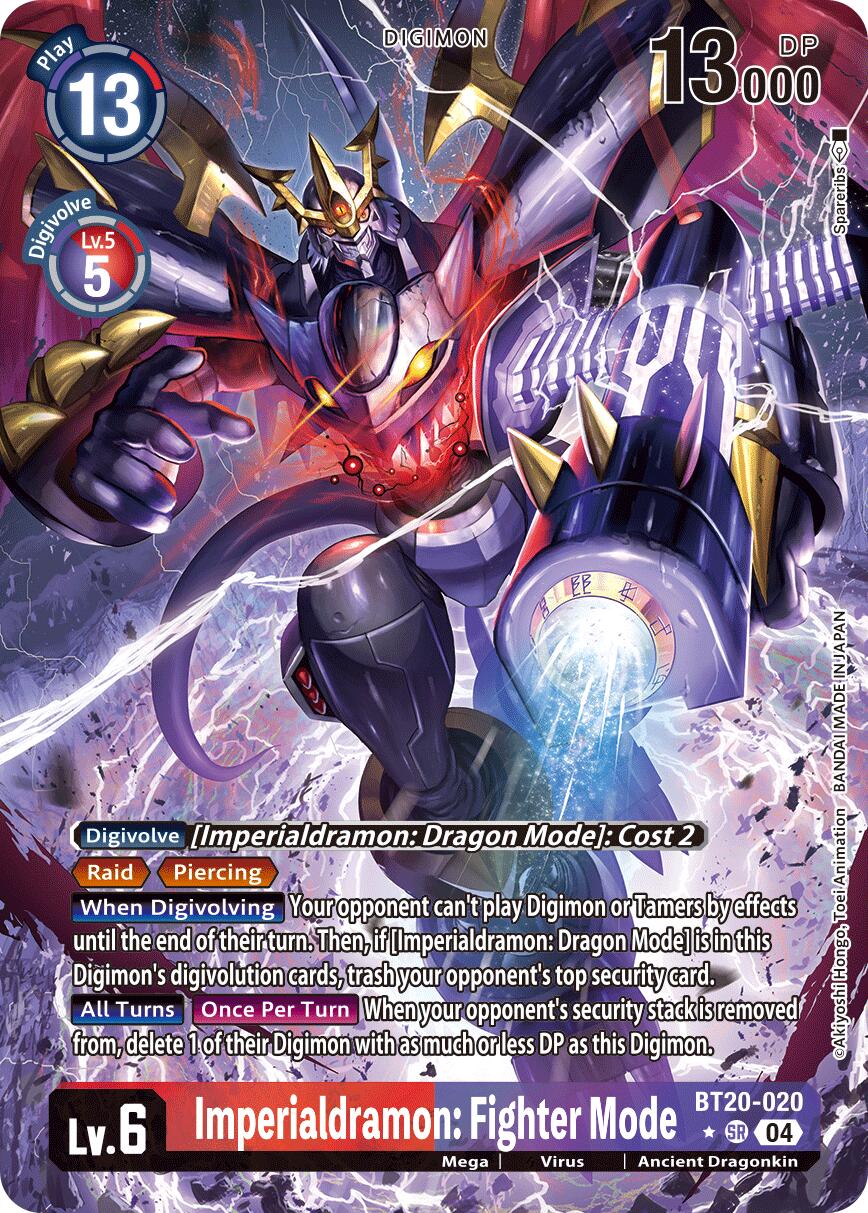 Imperialdramon: Fighter Mode (BT20-020) (Alternate Art)