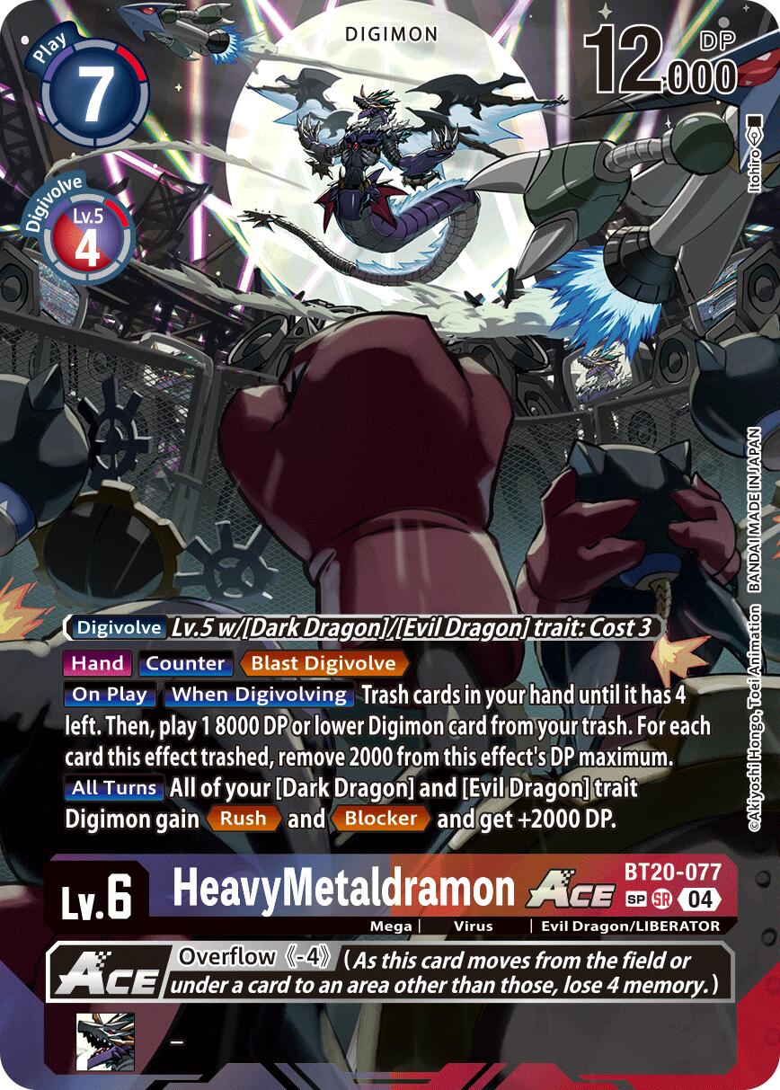 HeavyMetaldramon ACE (BT20-077) (Textured)