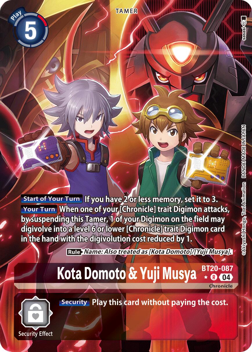 Kota Domoto & Yuji Musya (BT20-087) (Alternate Art)
