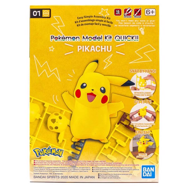 Pokemon Model Kit Quick!! 01 PIKACHU