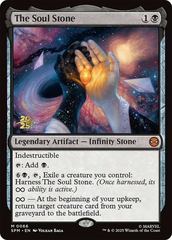 The Soul Stone (Foil) [Marvel's Spider-Man Prerelease Promos]
