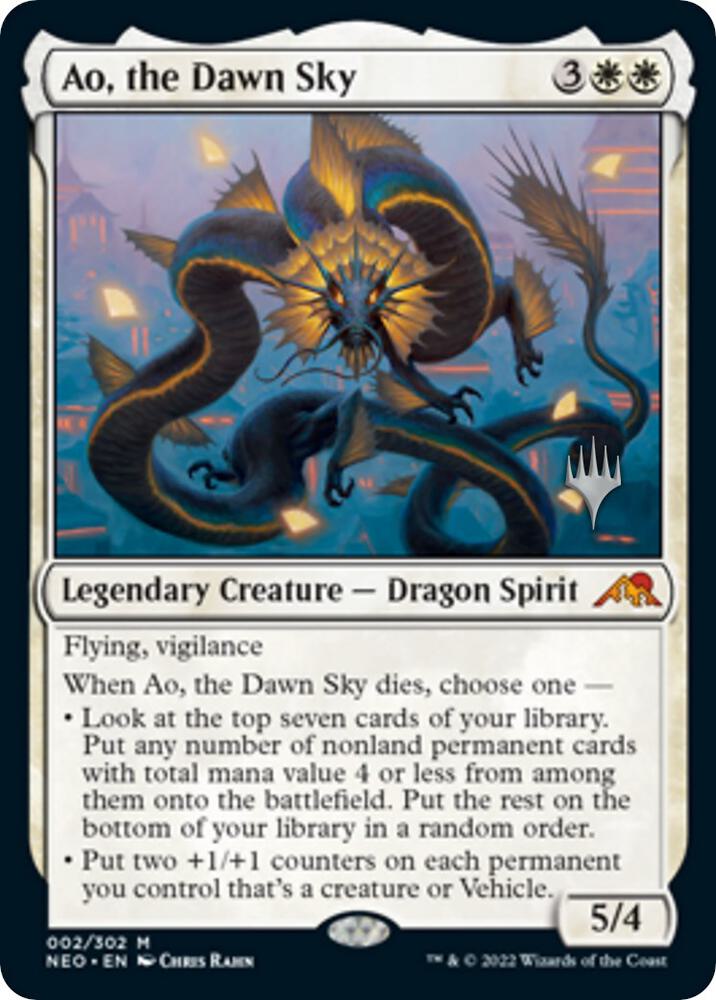 Ao the Dawn Sky 2p/157 (Promo Pack: Kamigawa: Neon Dynasty) 