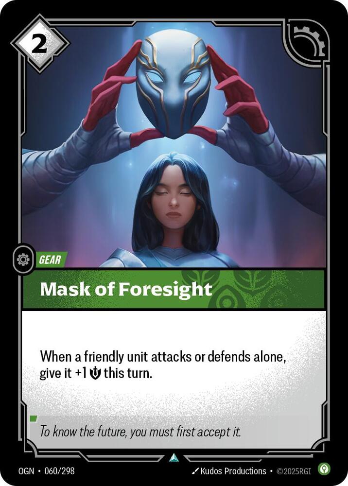 Mask of Foresight 060/298 (Origins)  - Foil