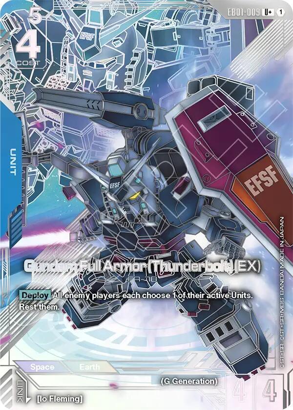 Gundam Full Armor (Thunderbolt) (EX) (EB01-009) (U+) (Alternative Art)