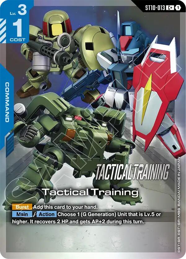 Tactical Training (ST10-013) (C+) (Alternative Art)