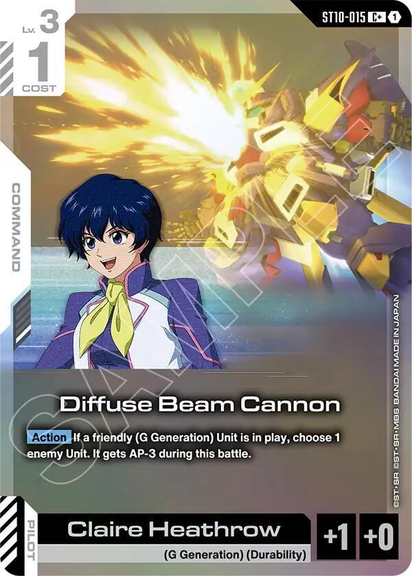 Diffuse Beam Cannon (ST10-015) (C+) (Alternative Art)