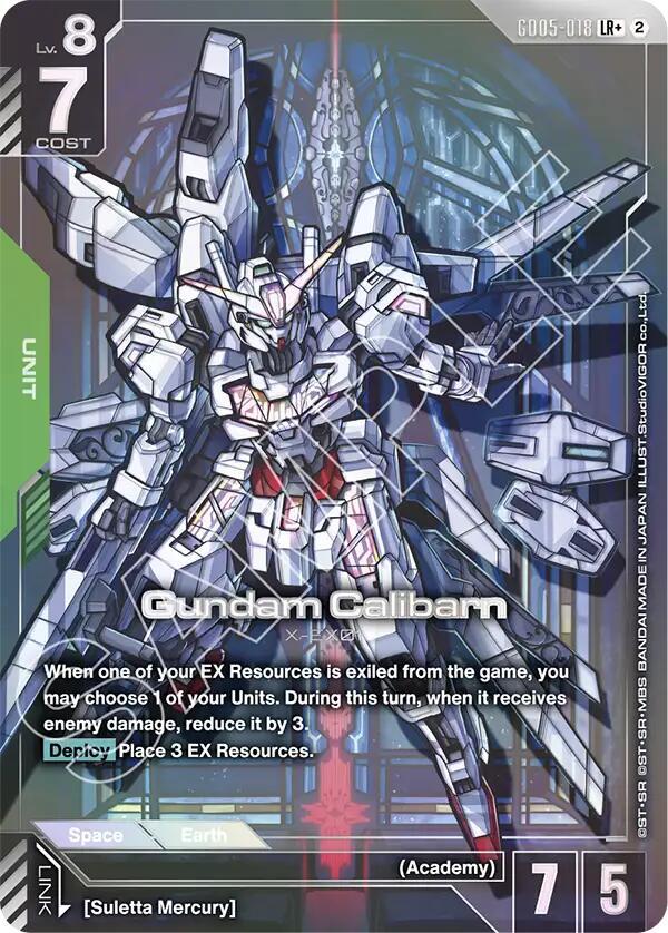 Gundam Calibarn (GD05-018) (LR+) (Alternative Art)