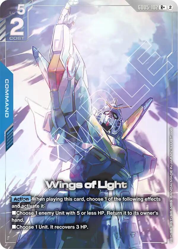 Wings of Light (GD05-102) (R+) (Alternative Art)