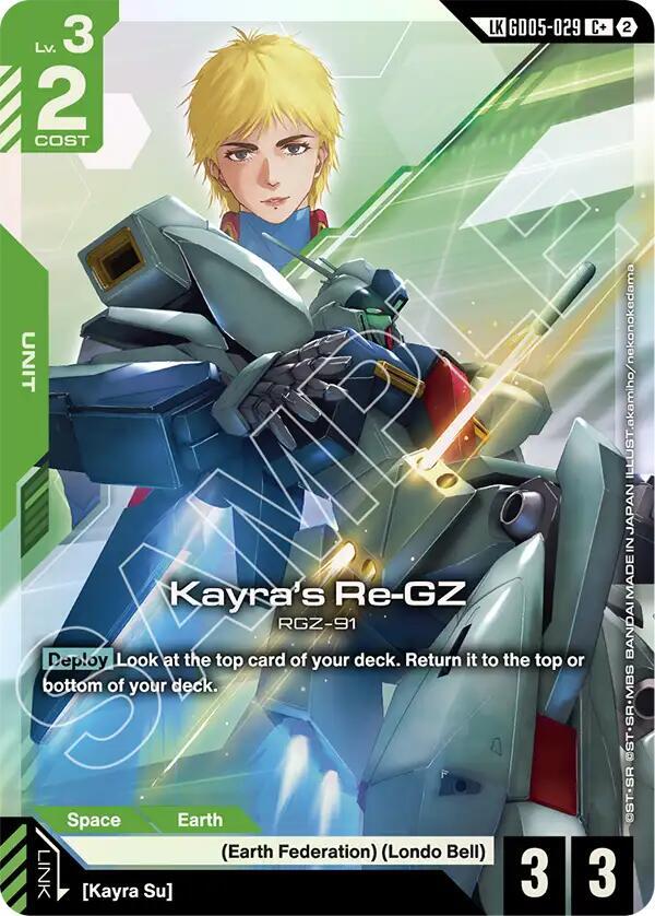 Kayra's Re-GZ (GD05-029) (C+) (Link Rare)