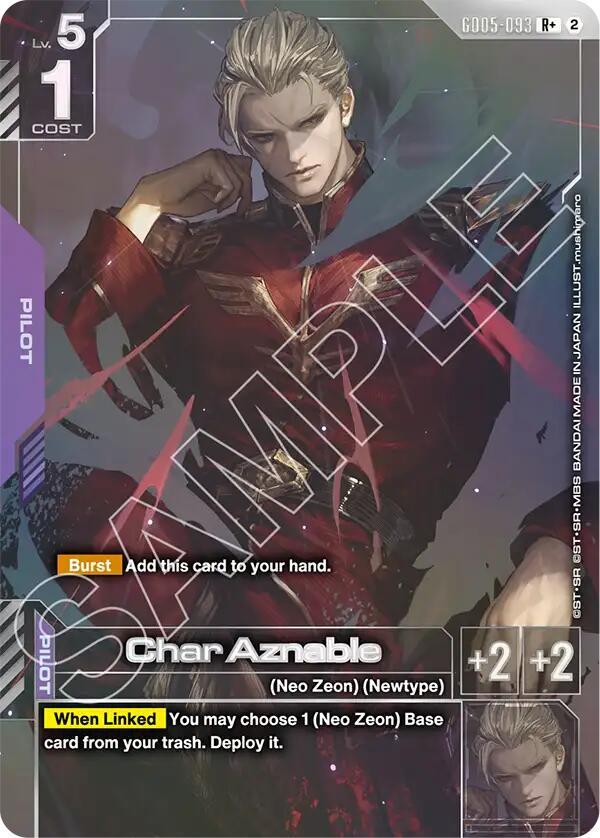 Char Aznable (GD05-093) (R+) (Alternative Art)