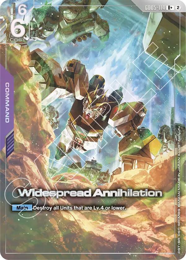 Widespread Annihilation (GD05-114) (R+) (Alternative Art)