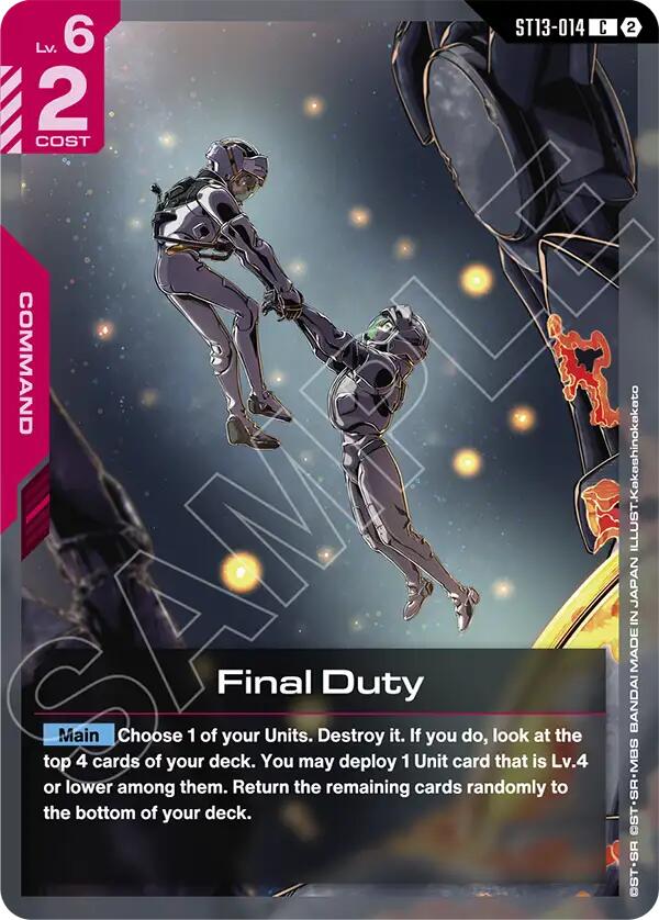 Final Duty (ST13-014)