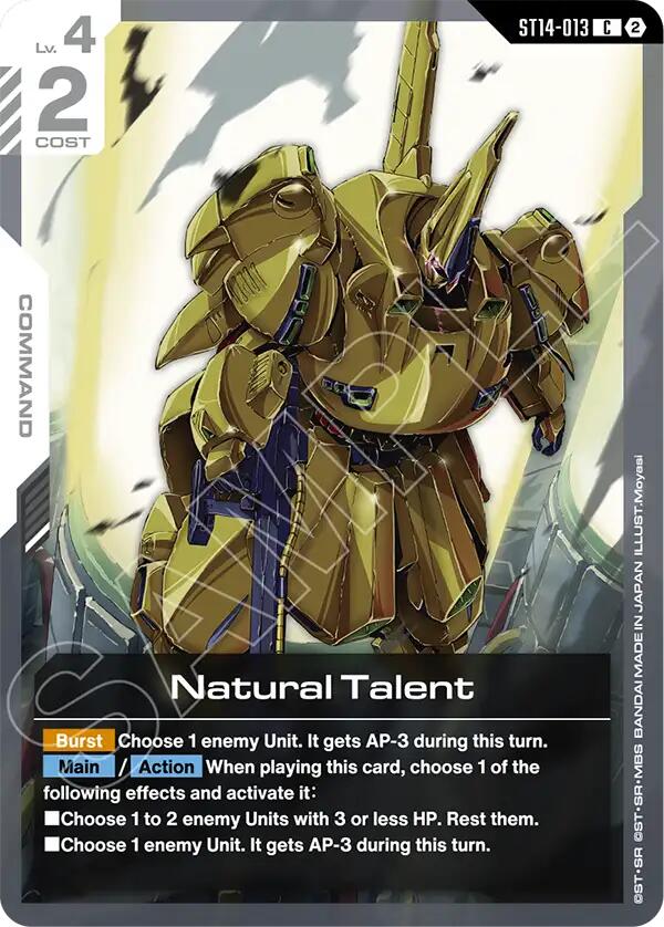 Natural Talent (ST14-013)