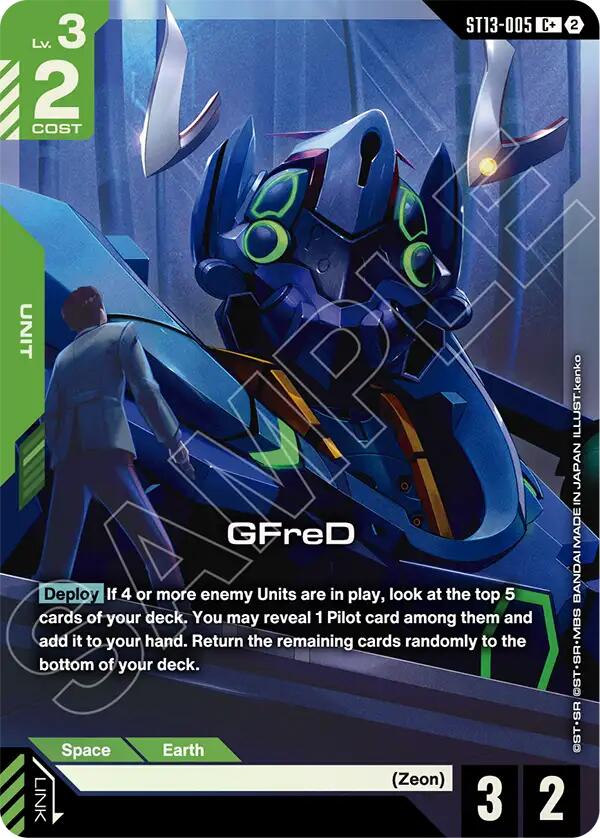 GFreD (ST13-005) (C+) (Alternative Art)