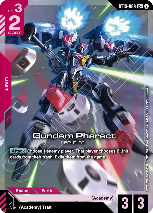 Gundam Pharact (ST13-009) (C+) (Alternative Art)