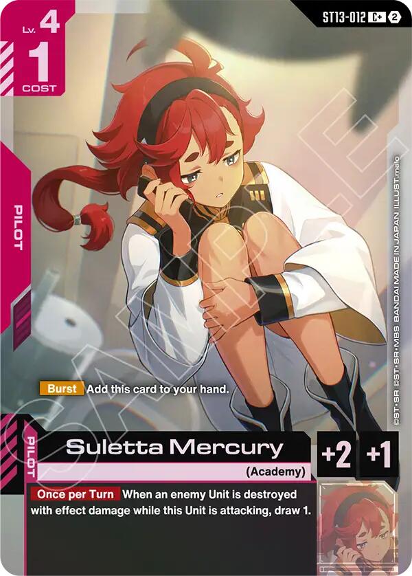 Suletta Mercury (ST13-012) (C+) (Alternative Art)
