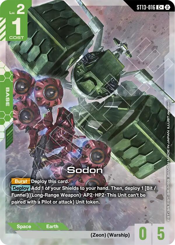Sodon (ST13-016) (C+) (Alternative Art)