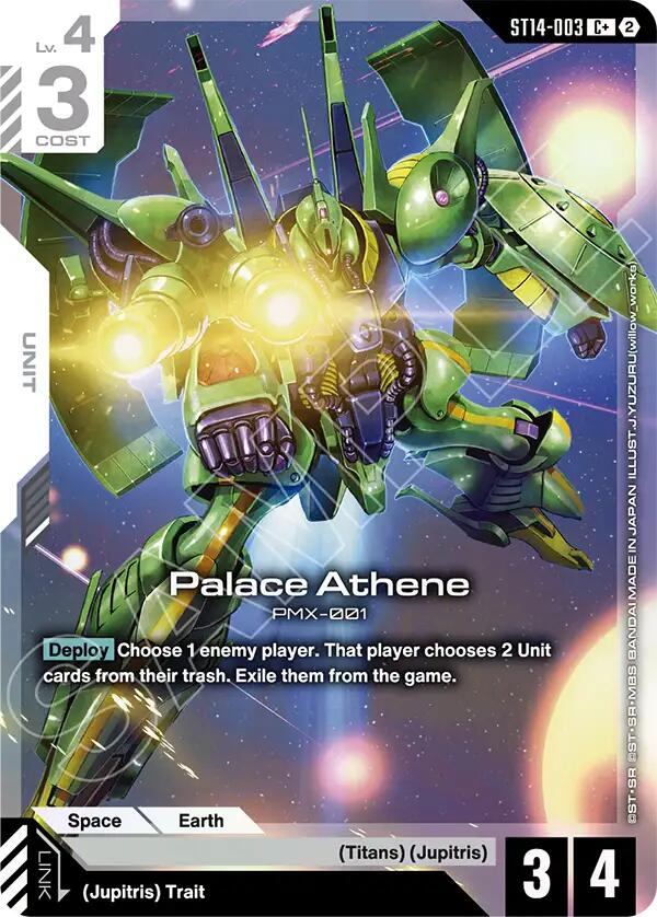 Palace Athene (ST14-003) (C+) (Alternative Art)
