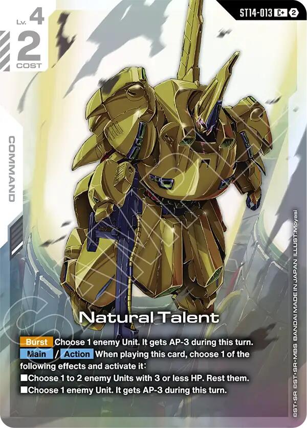 Natural Talent (ST14-013) (C+) (Alternative Art)