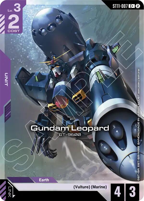 Gundam Leopard (ST11-007) (C+) (Alternative Art)